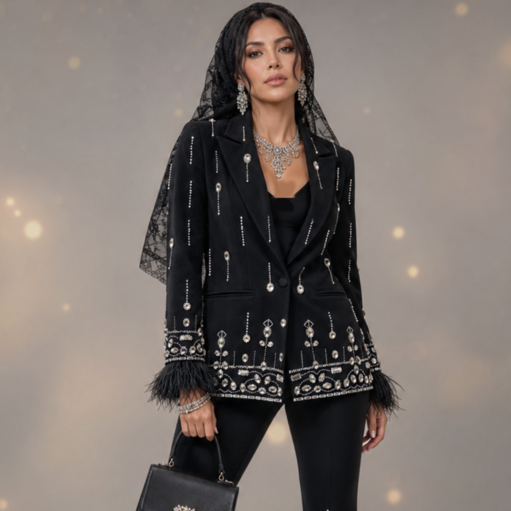 کت و شلوار مجلسی زنانه-مزون سلبریتی